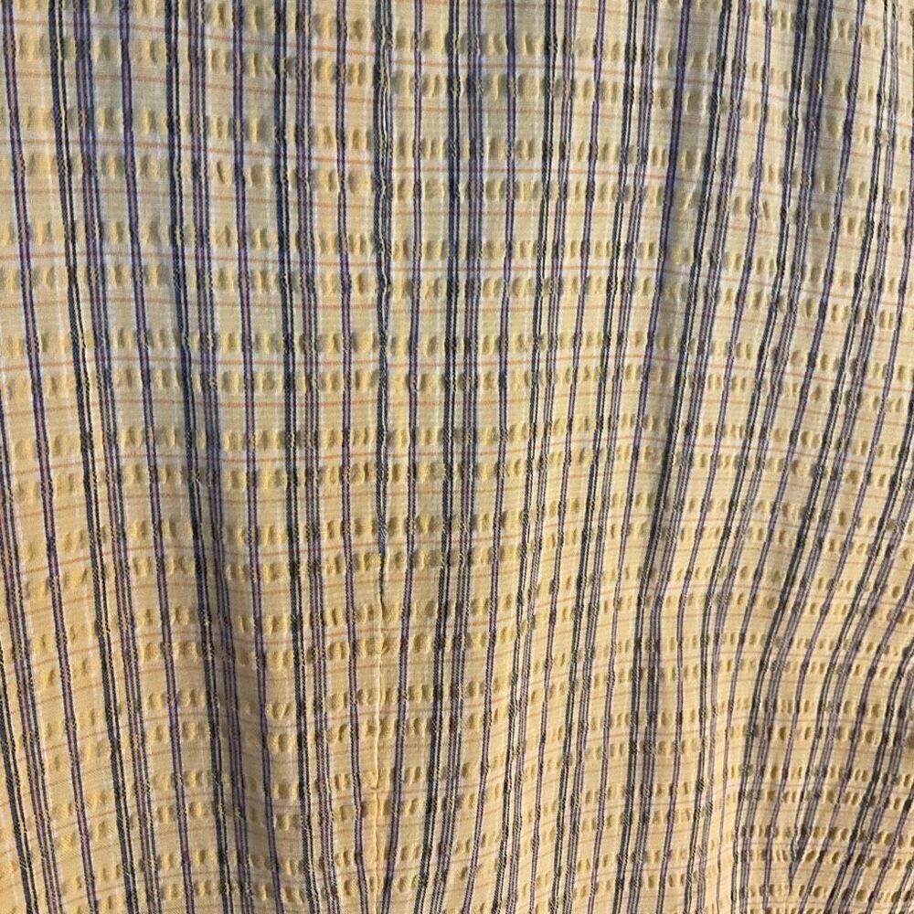 Vintage Liz Claiborne Petites Lizsport Waffle Weave Dress, 8P. Butter Yellow Sum - Picture 12 of 15